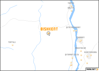 map of Bishkent