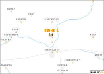 map of Bishkil\