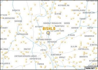 map of Bishlā