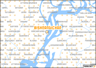 map of Bishnandi Char