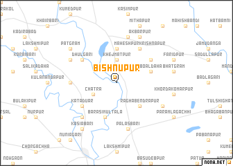 map of Bishnupur