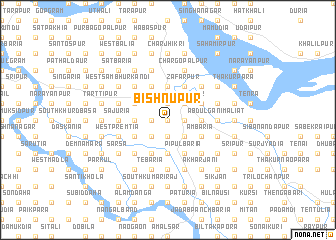 map of Bishnupur