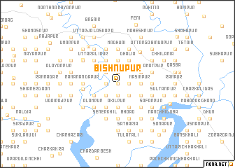 map of Bishnūpur