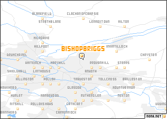 map of Bishopbriggs