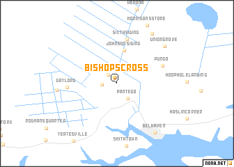 map of Bishops Cross