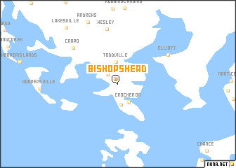 map of Bishops Head