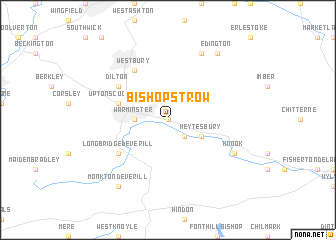 map of Bishopstrow