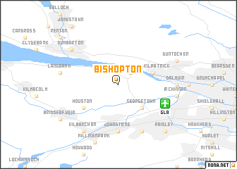 map of Bishopton