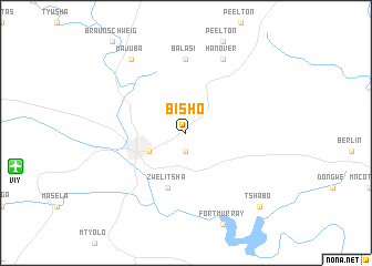 map of Bisho