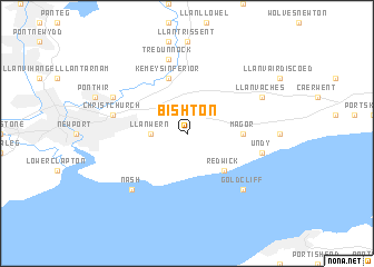 map of Bishton