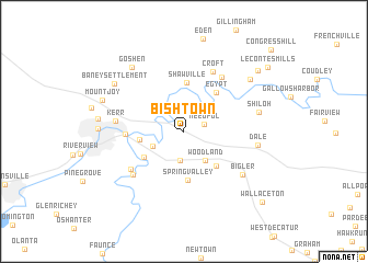 map of Bishtown