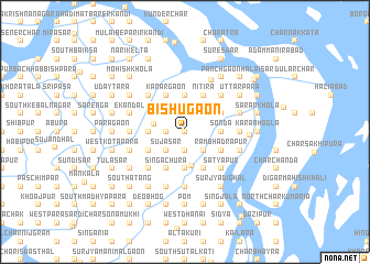 map of Bishugaon