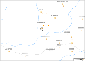 map of Bishyiga