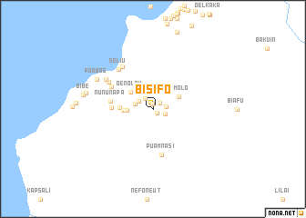 map of Bisifo