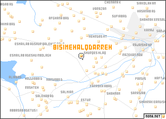 map of Bī Sīm-e Ḩalq Darreh