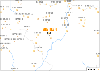 map of Bisinza