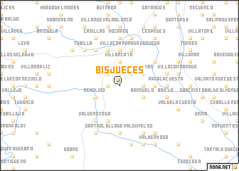 map of Bisjueces