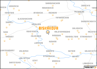 map of Biskakova