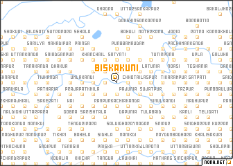 map of Biskākuni