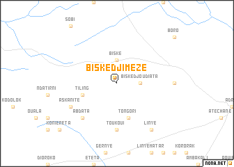 map of Biské Djimézé