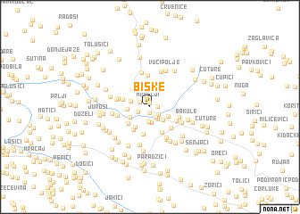 map of Biške