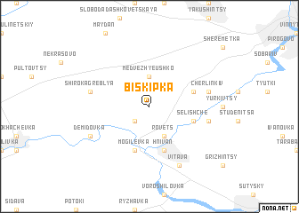 map of Biskipka