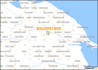 map of Biskopstorp