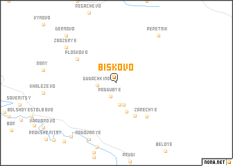 map of Biskovo