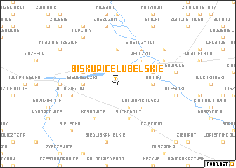 map of Biskupice Lubelskie