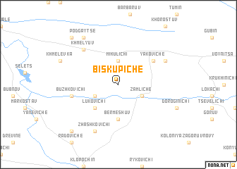 map of Biskupiche