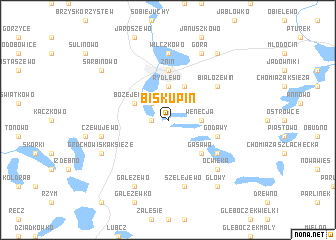 map of Biskupin