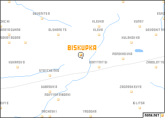 map of Biskupka