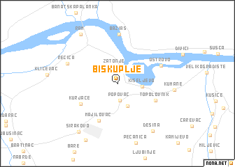 map of Biskuplje