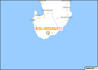 map of Bisliang Munti