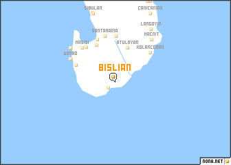 map of Bislian