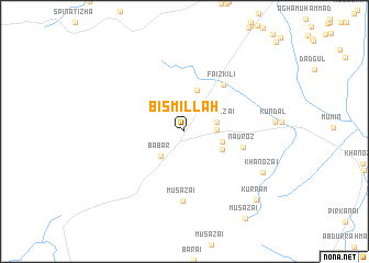 map of Bismillāh