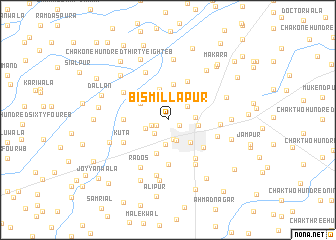 map of Bismillāpur