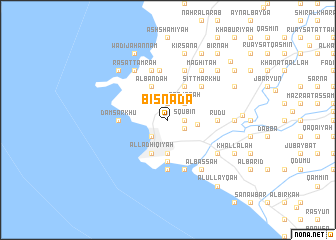 map of Bisnādā