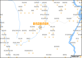 map of Bisobinam