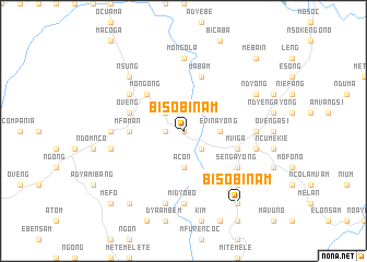 map of Bisobinam