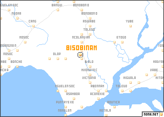 map of Bisobinam