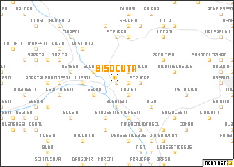 map of Bisocuţa