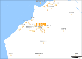 map of Bisofo