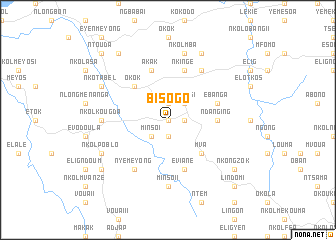 map of Bisogo