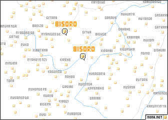 map of Bisoro