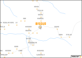 map of Bisoua