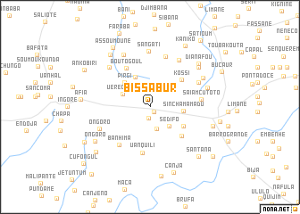 map of Bissabur