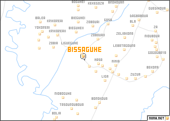 map of Bissaguhé