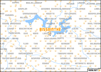 map of Bissainthe