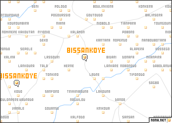 map of Bissankoye